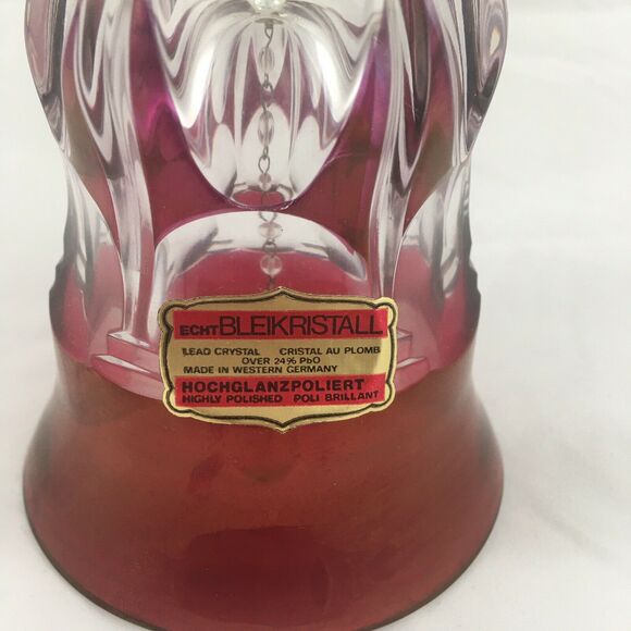 Bleikristall 24% Lead Crystal Glass Bell - Picture 7 of 8